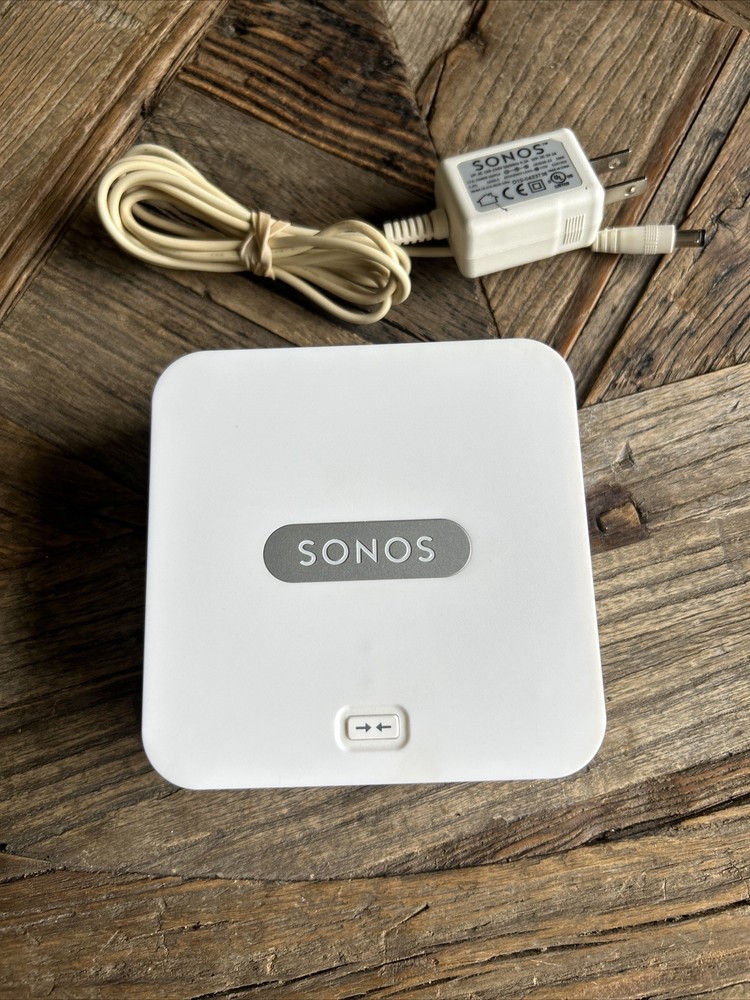 Sonos Bridge Wireless HiFi System White w/ OEM Power Supply Cable