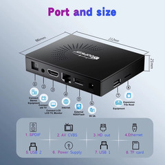 KW2 ATV TV Box Android 14.0 Amlogic S905W2 4GB 32GB 64GB Dual Wifi Bluetooth 5.0