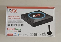 QFX ABX-905W Android TV Box & HD TV Antenna S-905W Quad Core – NEW IN BOX