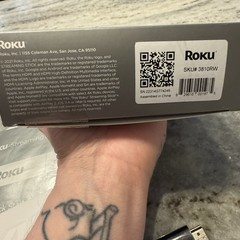 Roku Streaming Stick Plus 4K Streaming Media Player with Remote Cords And Box