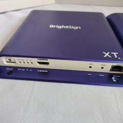 Lot of 3 BrightSign XT244 Digital Signage Media Players + 1 Power Adapter TESTED