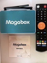 New 2026 Magabox MG5 MAX 8k UHD Media Box 4GB + 128GB Voice Command Remote