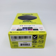ONN Google TV 4K HD Streaming Box Voice Control Google Assistant (110125667)™