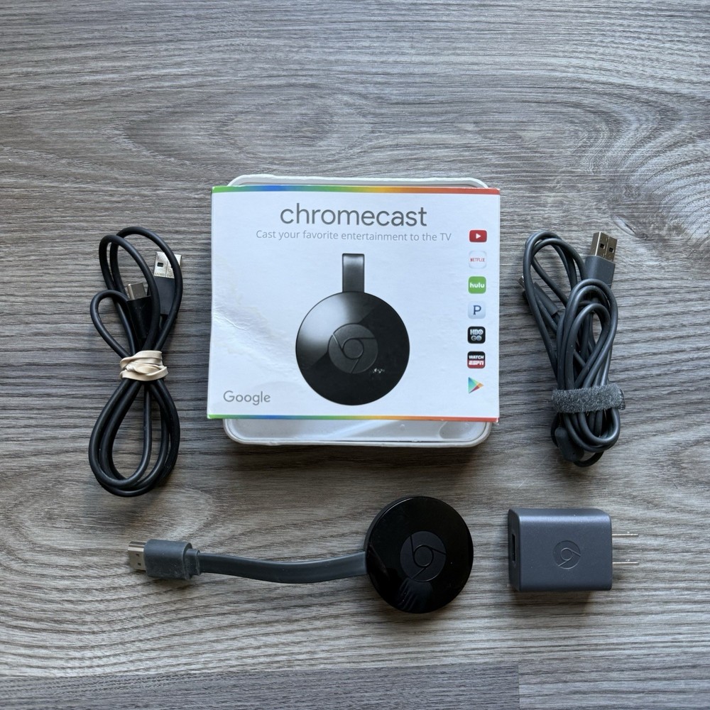 Google Chromecast 2nd Generation 1080p Media Streaming Device – Gray (NC2-6A5)