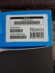 ROKU EXPRESS 3900R 1080p FULL HD MEDIA STREAMING PLAYER BLACK