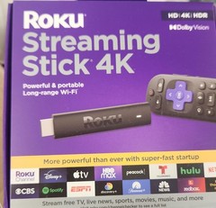 Roku 3820R Streaming Stick 4K – Black Open box Missing Power Adapter