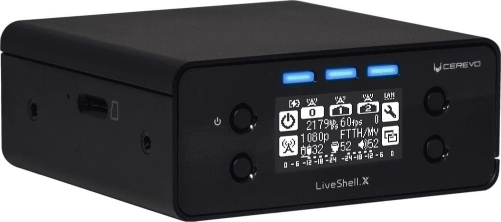 Cerevo LiveShell X CDP-LS04A Live Stream Encoder w/ Case Wi-Fi Box Tested