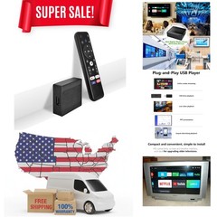 Transform Your Old TV with Mini 4K Media Player & WiFi 6 – Compact & Affordable