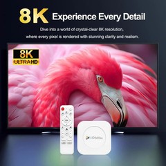 H96 Max M1 Plus Android 14.0 Smart TV Box, RK3528 Quad-core ARM Cortex-A53, 2GB
