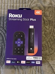 Roku – Streaming Stick Plus- 4K & HDR Streaming Device for TV with Voic…