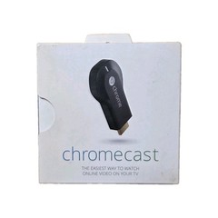 Google Chromecast H2G2-42 Black 1st Gen 1080p HDTV HDMI Streaming Media Player
