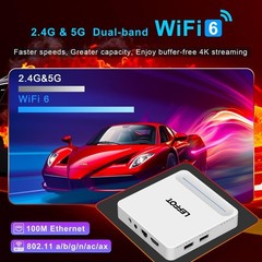 Smart TV Box – 4K Streaming, Gogle Assistant Remote^