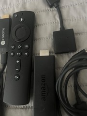 fire tv stick hd + Google Chrome Chromecast