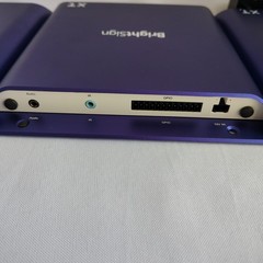 Lot of 3 BrightSign XT244 Digital Signage Media Players + 1 Power Adapter TESTED