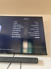 Apple TV 3rd Generation Model A1469 HDMI Digital Media Streamer Only Box