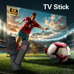 Android 14 TV Stick 4K HD Media Player WiFi Bluetooth Streaming Box