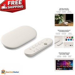 TV Streamer 4K with Voice Control & 32GB Storage – Enjoy Live TV & Netflix
