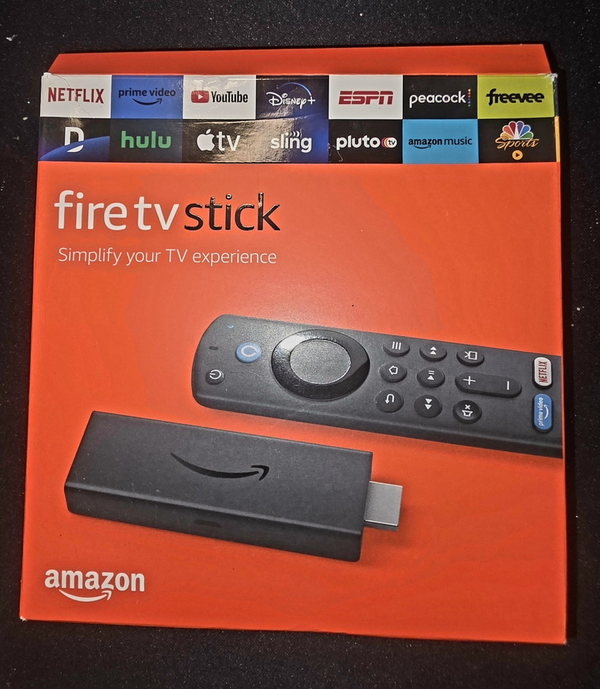 Amazon Fire TV Stick Streaming Dongle w/ Alexa Voice Remote, Dolby Atmos, Black