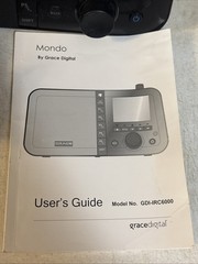 Grace Digital GDI-IRC6000 Mondo WiFi Internet Radio Music Player Powers On As-Is