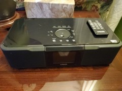 VTech IS9181 Internet Radio Speaker Alarm Clock Wireless LAN TESTED + REMOTE