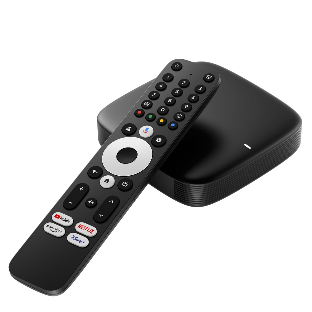 MAG555 4K Streaming TV Box with Google TV Voice Control HDMI USB Easy Setup