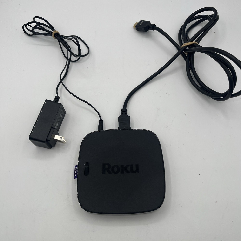 Roku Ultra 4660X2 4K Streaming Media Player HDMI Adapter & DC Charger NO REMOTE