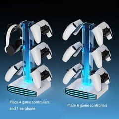 Gaming Sound Equipment Holder With Two USB Plugs And 9 Color Light configuration