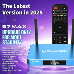 SuperBox S7 Max Smart TV Box Media Player HD Streaming Box Latest Version