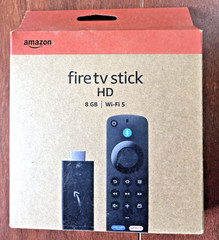NEW IN SEALED BOX AMAZON FIRE STICK TV HD 1080p WITH ALEXA REMOTE 8GB WI-FI