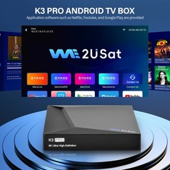 New WE2USAT K3 PRO 6K Super TV Box Streaming Box Voice Control