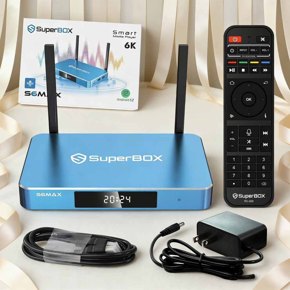 SUPERBOX S6 Max Ultimate-Home Entertainment Box Fast Shipping Aftercare 24/7