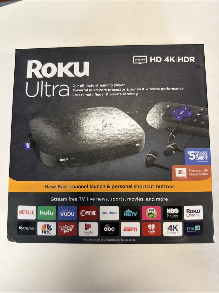 Roku 4670RW Ultra 4K/HD/HDR Streaming Media Player