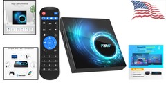Quad-core Android TV Box – 4GB RAM 32GB ROM – Dual WiFi 6K UHD – Bluetooth 5.0
