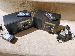 C. Crane CC WiFi Internet Radio w/ Power Supply & Remote + Manual TESTED 2 Pcs
