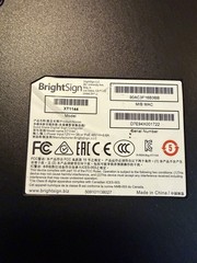 BrightSign XT4 MODEL XT1144 Series Expanded I/O Network Media Player