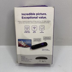 Roku Express 4K+ Streaming Player 3941RW2 Black TV Movies Apps Shows Sports New