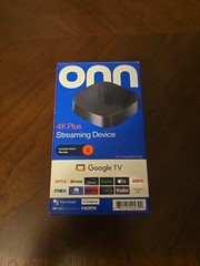 ONN 4K Plus Streaming Device Google TV, 16GB, HDMI, Dolby Vision, Dolby Atmos