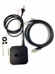 Apple TV Model A1469 MD199LL/A Includes Power HDMI Cables & Remote CLEAN & READY