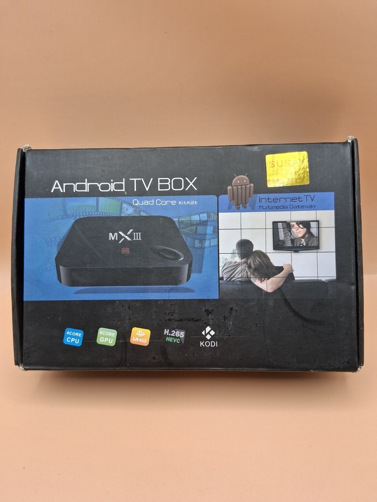MX III Android Smart TV Box 4K HD WiFi
