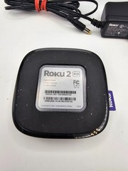 Roku 2 XD 3050X Streaming Media Player With Power Adapter Untested