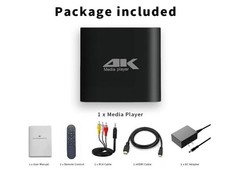 Cosowell 4K Media Player For Usb Ultra Hd Digital Signage Player Hdmi/Av Output