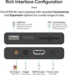 Compact NEUMI Atom 4K Digital Media Player – Seamless Playback & Trigger Input