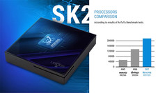 Ugoos SK2 Google TV Box Android 12 Realtek RTD1325 DDR4 4GB 32GB Wifi6 2T2R BT5.
