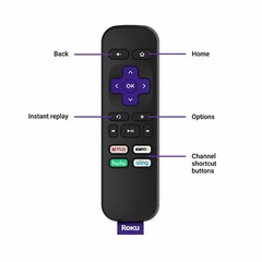 ROKU EXPRESS 3930R HD STREAMING MEDIA PLAYER 2019 MODEL remote smart tv pc hdmi