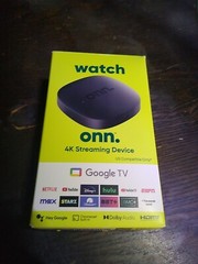 Onn. 28078468 Google TV 4K Streaming Box