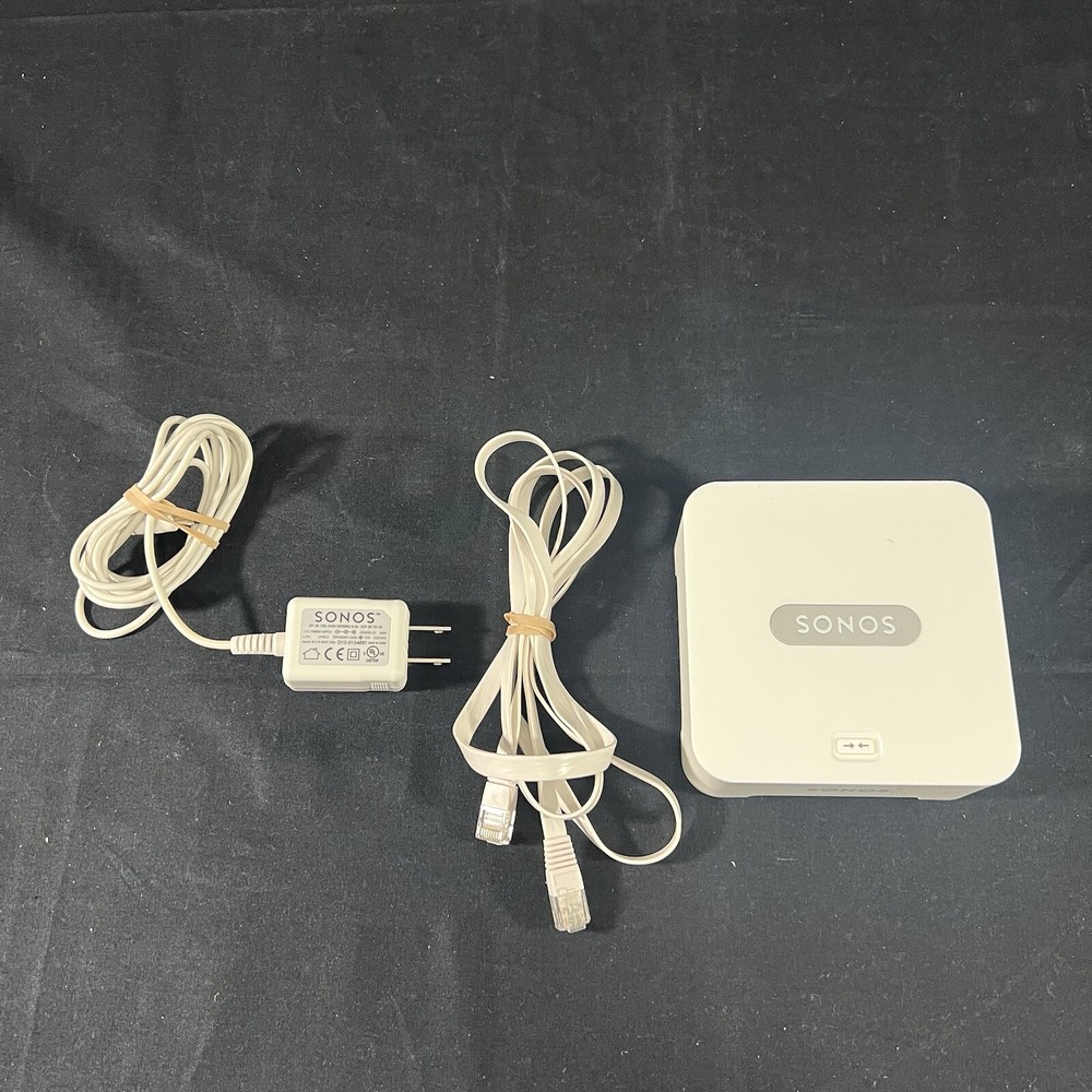 Sonos BRIDGE BR100 Wireless HiFi System – White BRIDGUS1 – with Power Supply