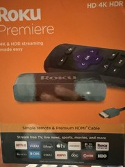 Roku Premiere, HD/4K/HDR Streaming Media Player W Remote & HMDI-FREE SHIPPING