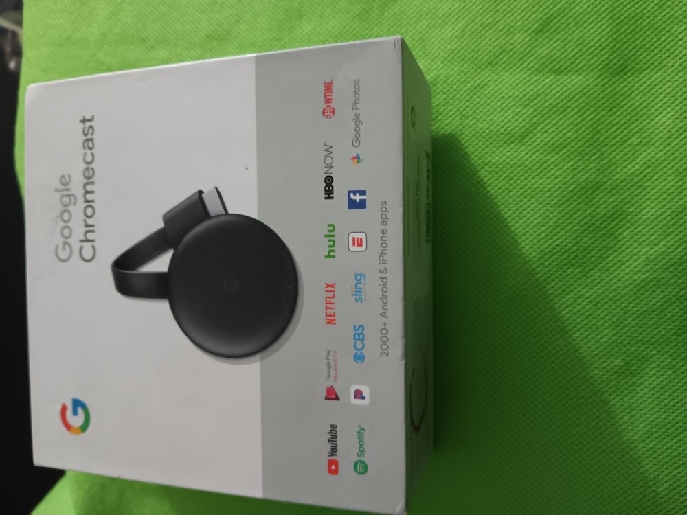 Google Chromecast 3 Digital HDMI Media Video Streamer 2018 Charcoal GA00439-US