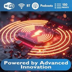 WiFi Internet Radio & Podcast Player, Bluetooth Speaker, 150 Presets, Portable F