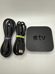 Apple TV 1080p (3rd Generation) HD Media Streamer Black Model A1469 Tested Works